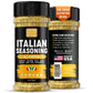 Italian Seasoning Blend All Purpose Seasoning Mix - Gluten Free & Low Sodium Pizza Seasonings for Bruschetta & Spaghetti. Medite