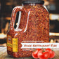 Dehydrated Dried Tomato Flakes By It'S Delish - 2.5 Lbs Bulk Restaurant Gallon Size Container Jug With Handle - Dried Natural To
