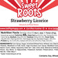 Sweet Roots Strawberry Licorice Twists (16 Oz / 1 Bag) - Jumbo Size - Certified Kosher - Vegan - Fat Free