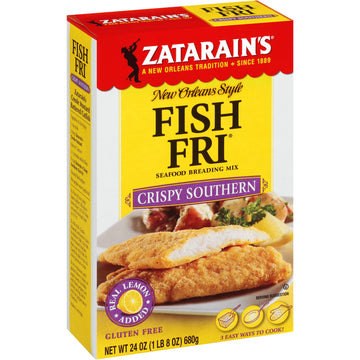 Zatarains Crispy Southern Fish Fri Seafood Breading Mix, 24 oz