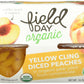Field Day Organic Diced Peach Cups (6X4Pk )