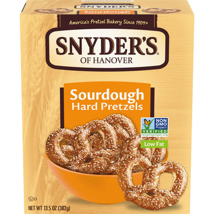 Snyders of Hanover Pretzels, Sourdough Hard Pretzels, 13.5 Oz Box
