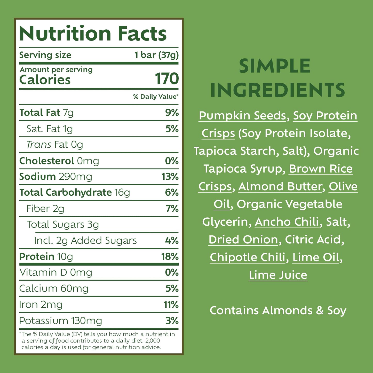 Afar Savory Protein Bars - Low Sugar, High Protein, Vegan, Gluten Free, Meal Replacement - 8 Bars (Mexican Chili Lime)