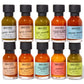 Thoughtfully Gourmet Hot Sauce Gift Set, Variety Pack of 10 Flavors, 0.7 Fl Oz Each