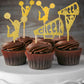 36 Pieces Cheerleader Cupcake Toppers Glitter Cheerleading Gymnastics Cupcake Picks Cheer Team Cake Decorations Gymnast Girl Too