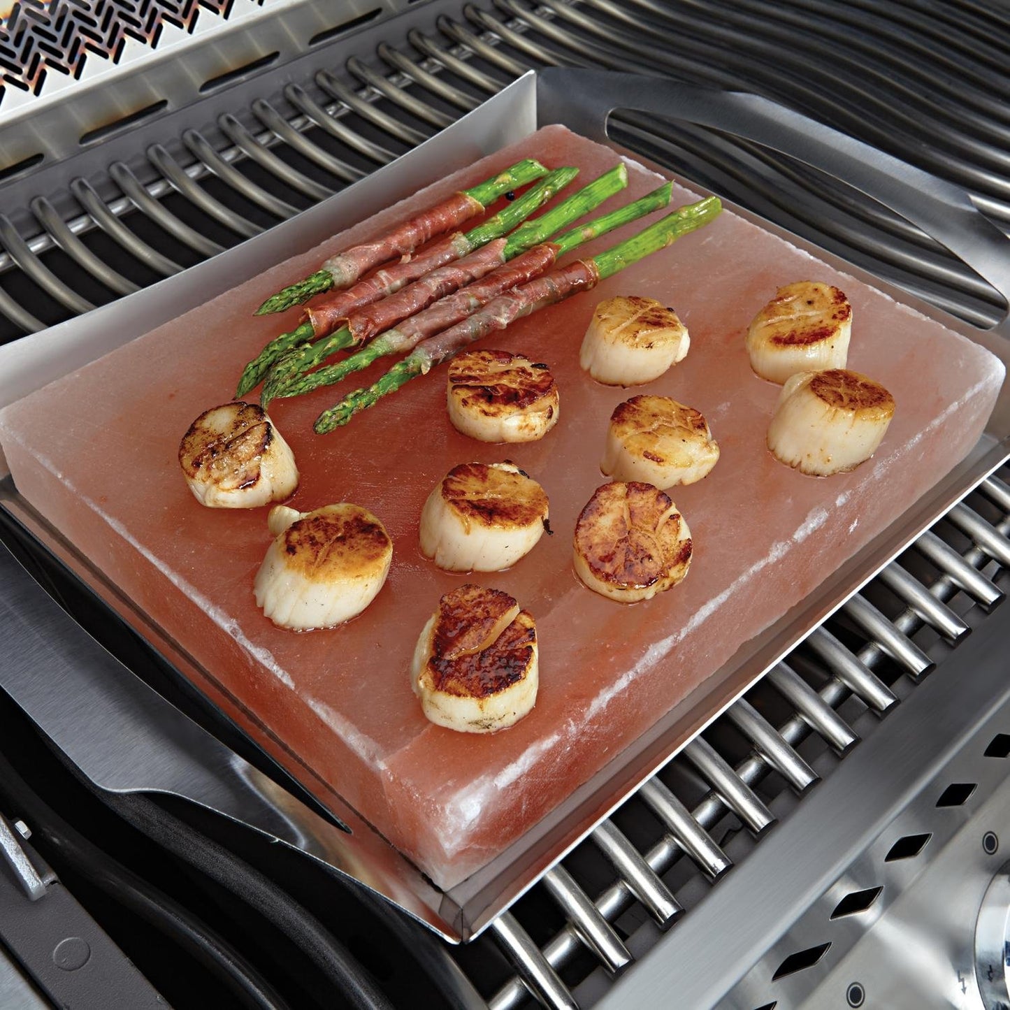 IndusClassic Himalayan Salt Block, Plate, Slab for Cooking, Grilling, Seasoning, And Serving (12X8X1.5 Set Of 2)