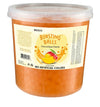 Mango Boba Pearls Mango Popping Bursting Boba Bubble Tapioca Pearls For Bubble Tea, No Artificial Colors (7 LB 1 Pack)