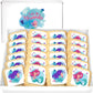 Mermaid Party Favors Cookies Decorated | Individually Wrapped 24 Pack | Theme Birthday Candy | Treats Dessert Table Sweets