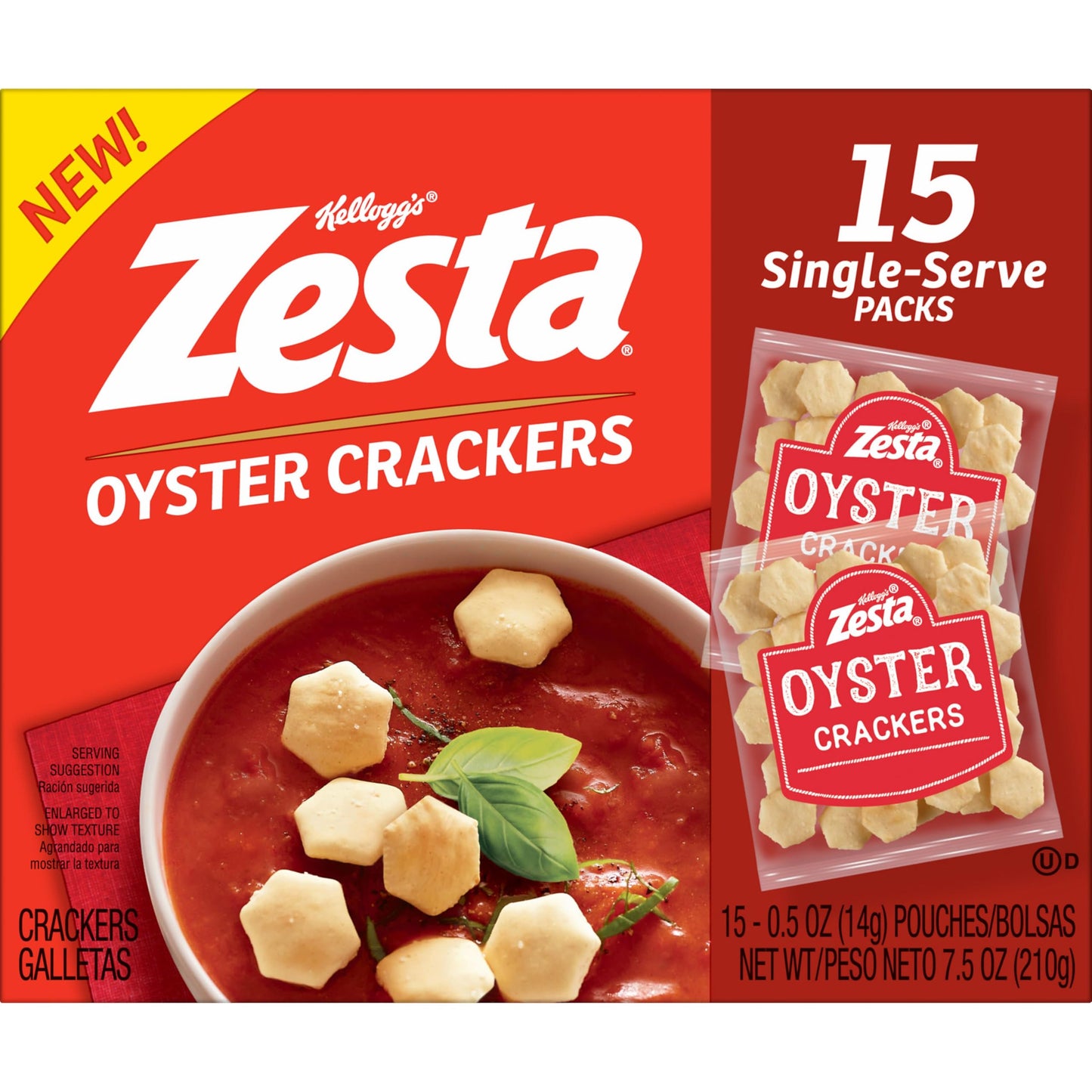 Zesta Oyster  Ers, Soup  Ers, Single Serve, Original, 7.5Oz Box (15 Packs)