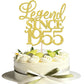 Rsstarxi Cake Topper, Gold Glitter, 70th Birthday Decoration, Model XM310-gold 1953