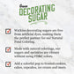 Watkins Green Decorating Sugar (No Artificial Dyes), Non-GMO, 4.2 Ounce, 3-Pack