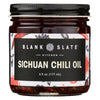 Blank Slate Kitchen Sichuan Chili Oil (6 Oz) | Gourmet Spicy Tingly Numbing Umami Hot Sauce | Authentic Chinese Mala | Vegan, Gluten-Free, Sugar-Free, Non-Gmo, No Msg
