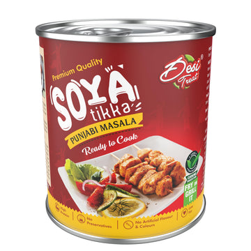 Desi Treat Soya Tikka Punjabi Masala (Ready To Cook), 800G