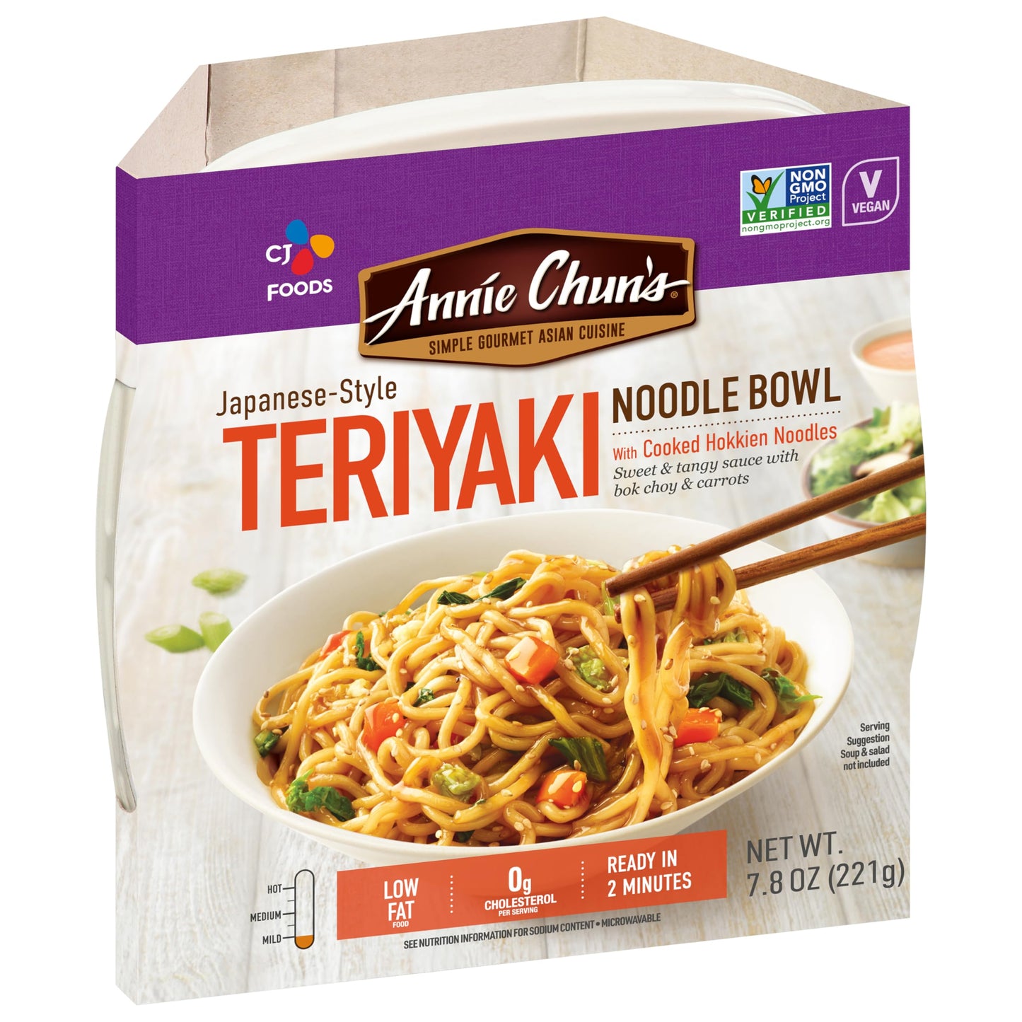Annie Chuns Noodle Bowl, Japanese-Style Teriyaki, Non Gmo, Vegan, 7.8 Oz (Pack Of 6)