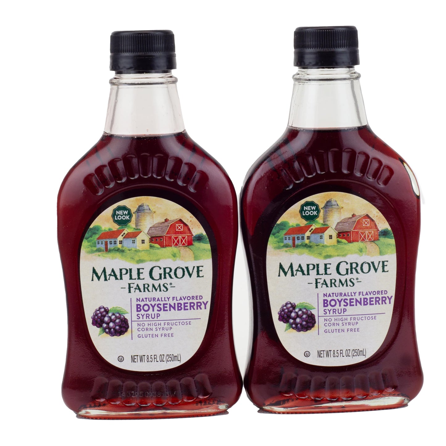 Maple Boysenberry Syrup 8.5 Fz (Pack Of 2) By Maple Grove Farms Of Vermont