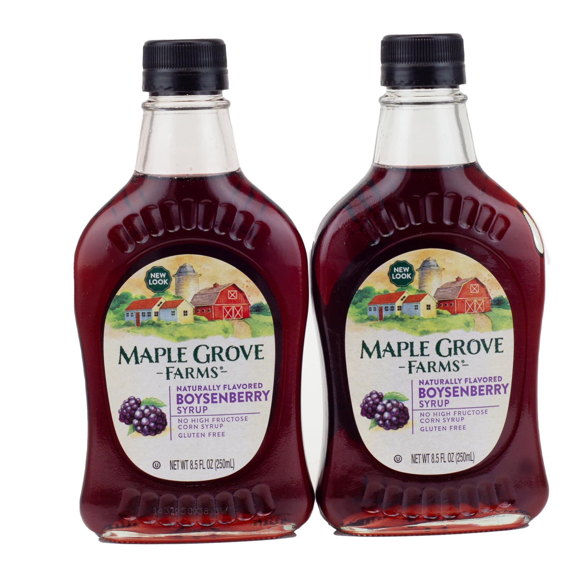 Maple Boysenberry Syrup 8.5 Fz (Pack Of 2) By Maple Grove Farms Of Vermont