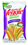 Sensible Portions Garden Veggie Straws Sour Cream & Onion, 6 Oz, Pack of 5