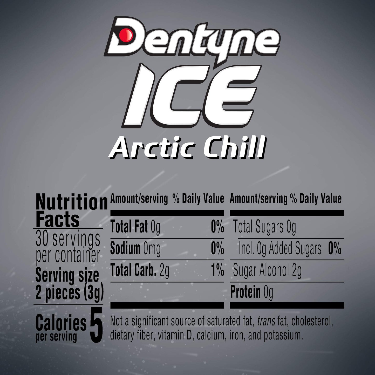 Dentyne Ice Sugar Free Gum (Arctic Chill 60 Piece Pack Of 4)
