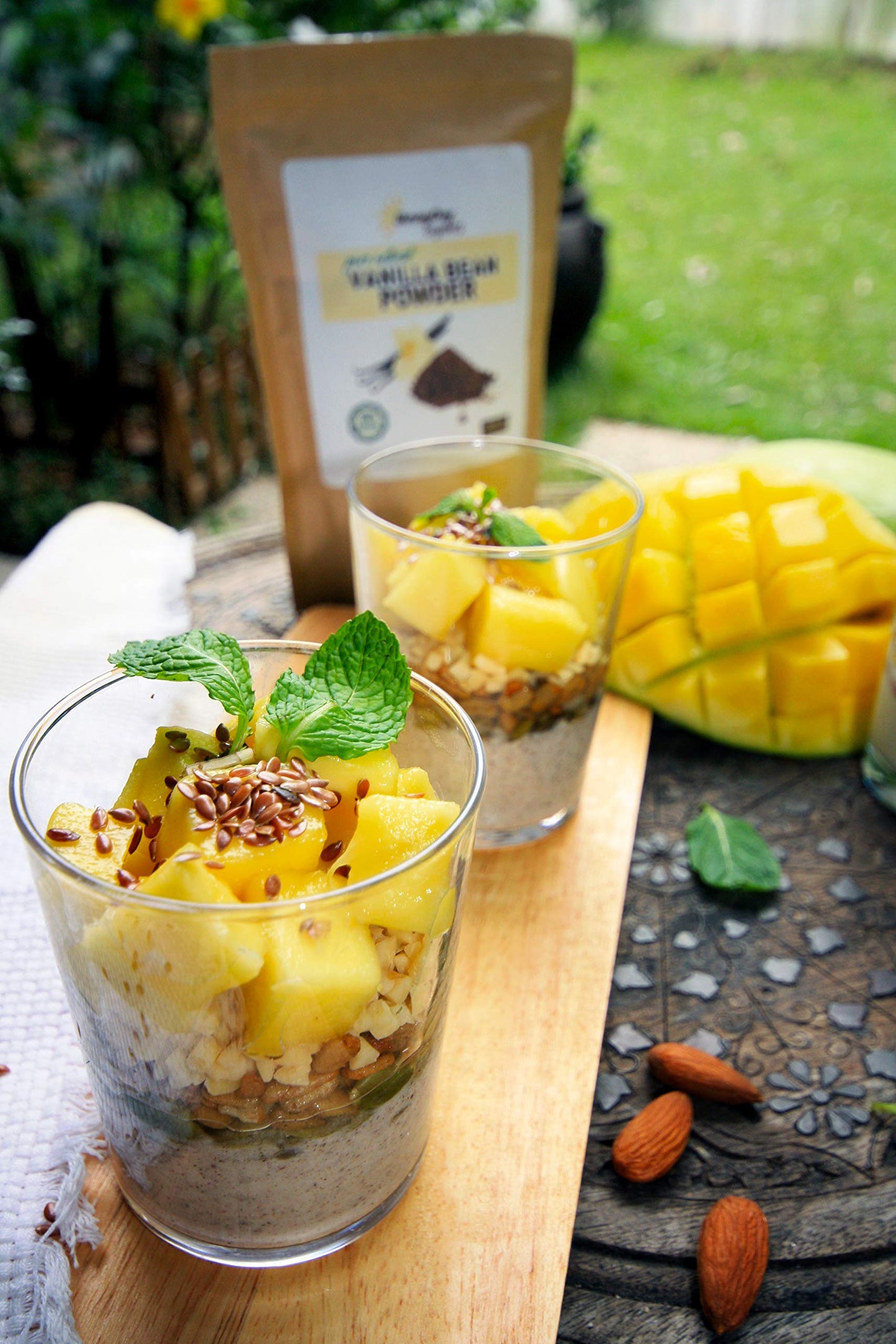 Vanilla Bean Powder, 3.53 Oz - Raw Ground Vanilla Bean - Unsweetened, Gluten-Free - Extremely Fresh - Ground Moments Before Pack