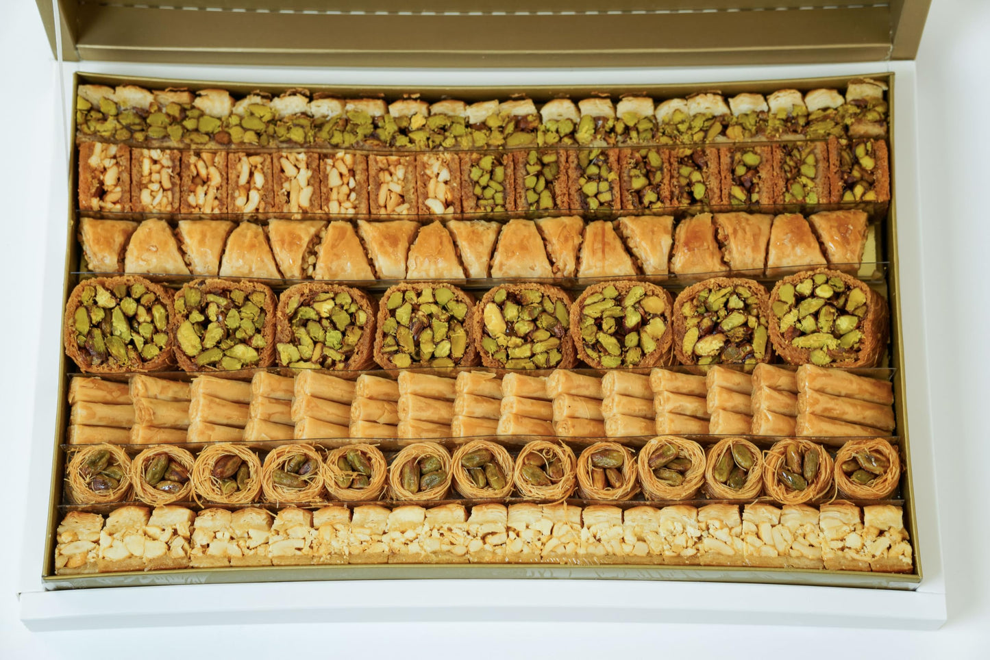 Zaitoune Baklava Selection Box - 2.2 lb Traditional Honey Pastry - Handmade in Turkey