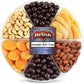 Gourmet Holiday Gift Basket - Chocolate Nuts And Dried Fruit Large Gift Tray 6-Pt By It'S Delish - New Year Valentines Fathers M