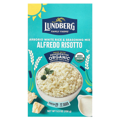 Lundberg Organic Risotto, Alfredo, 5.5 oz (156 g)