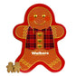 Walkers Shortbread Gingerbread Man Shortbread Holiday Cookies Tin, 10.6 Ounces Tin