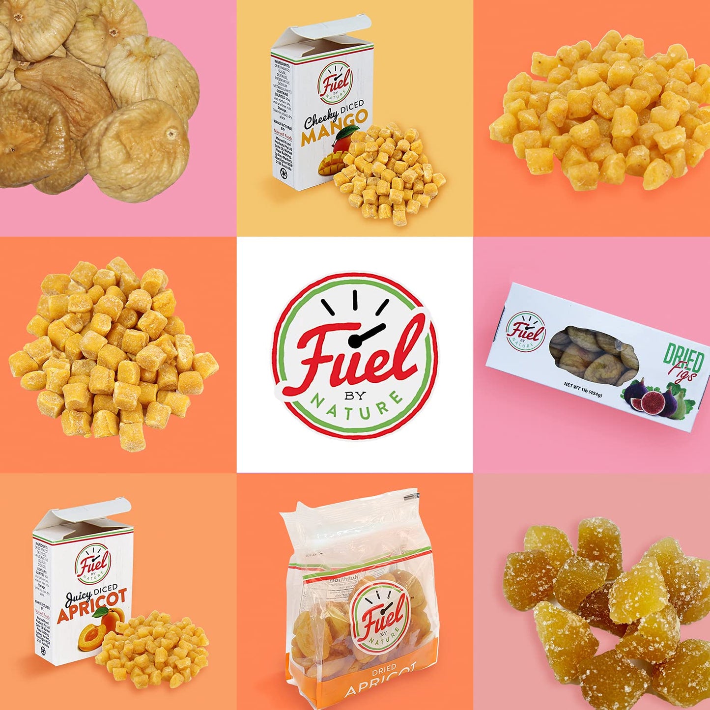 Fuel By Nature Dried & Crystallized Ginger, Healthy Snack, 1lb Bulk