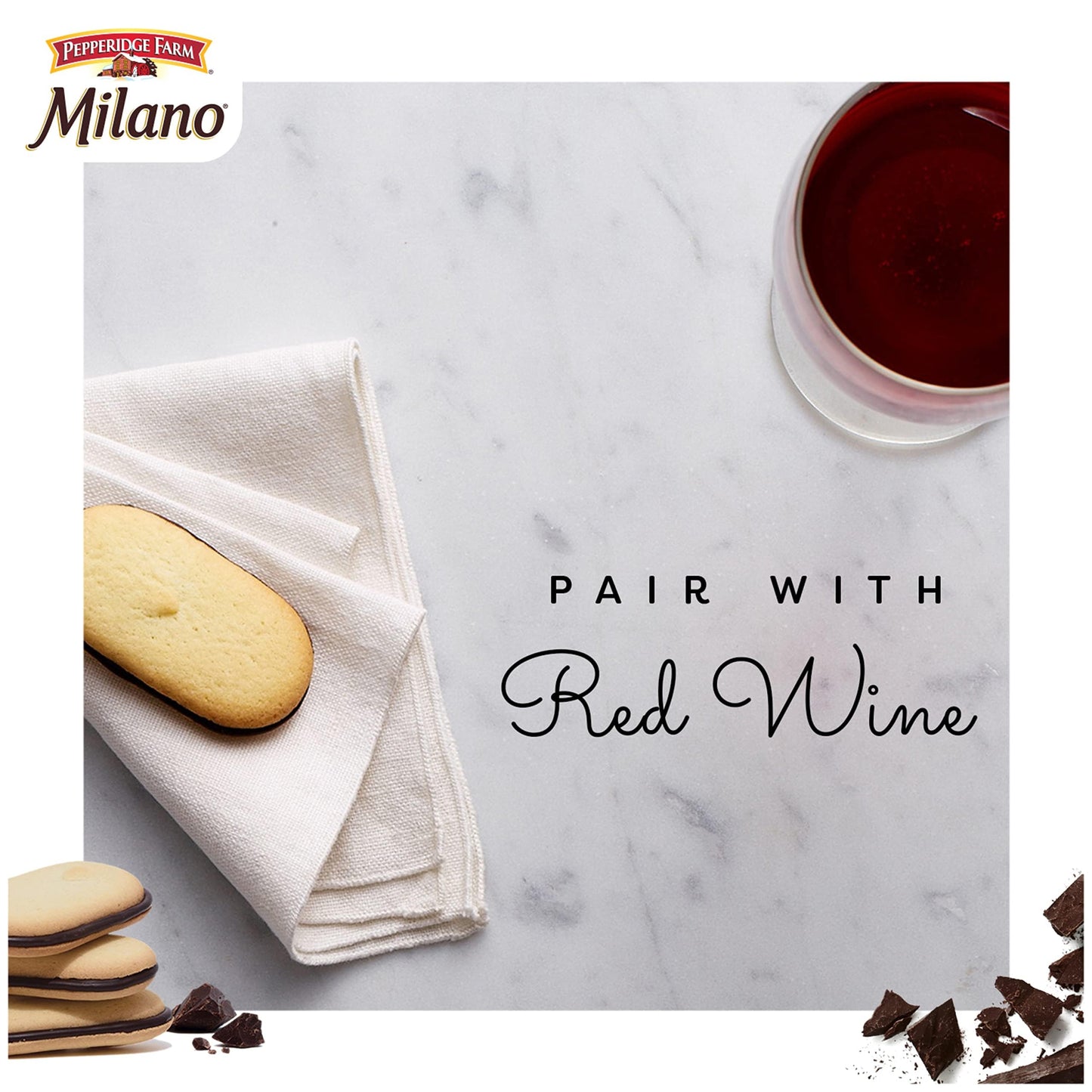 Pepperidge Farm Milano Milk Chocolate Cookies, 6 Oz Bag (15 Cookies)