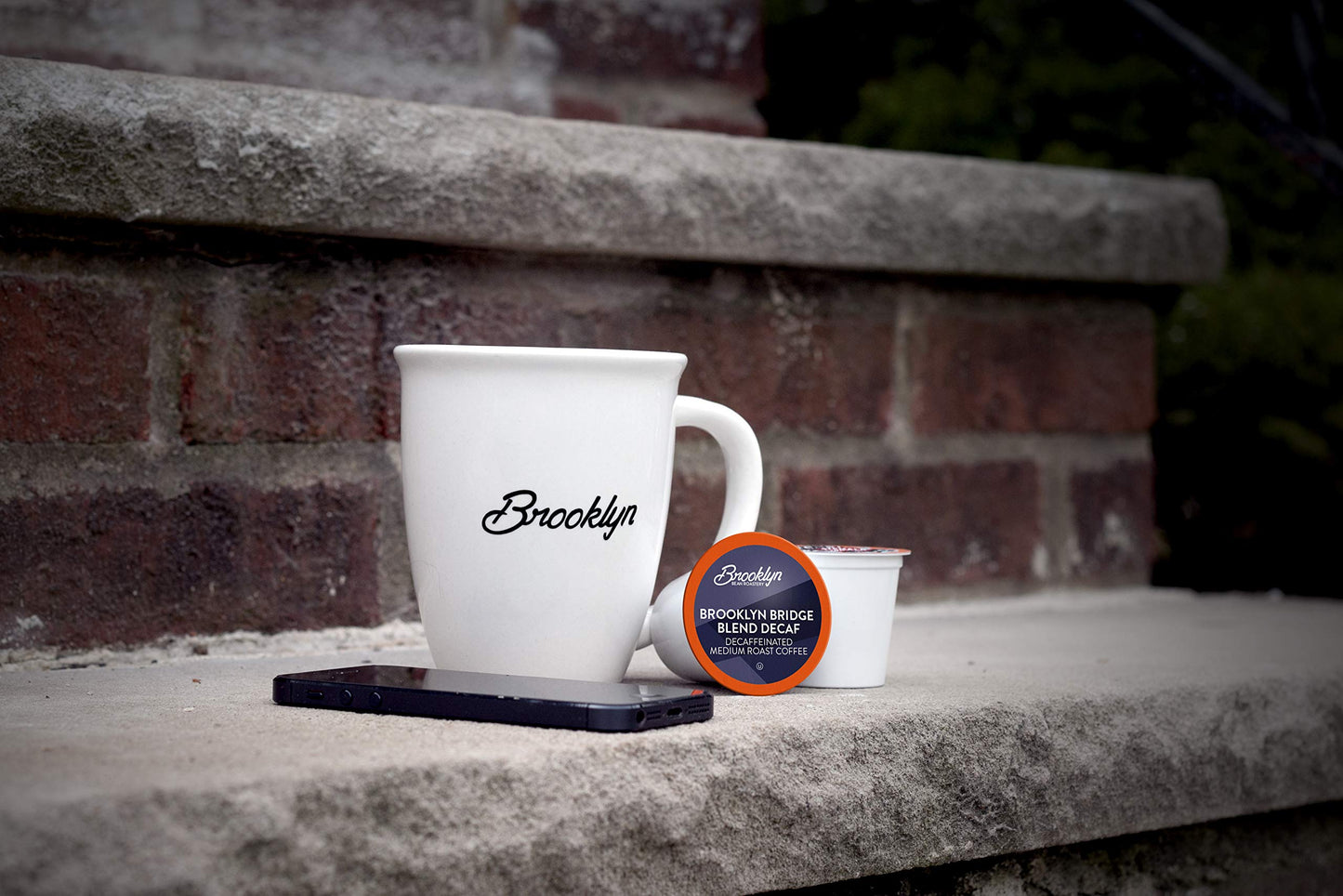 Brooklyn Beans Decaf Coffee Pods, 40 Count, Compatible with 2.0 K-Cup malt-inspired, Brooklyn Bridge Model BB BKD40