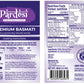 PARDESI Basmati Rice – Extra Long Grain, Aromatic Flavor – 10LB – Premium Quality for Indian, Pakistani, Middle Eastern Cooking