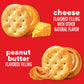 RITZ Peanut Butter and Cheese Sandwich Crackers Variety Pack, Lunch Snacks, 20 Snack Packs (6 Crackers Per Pack)