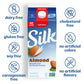Silk Almond Milk, Original, Dairy Free, Gluten Free, Seriously Creamy Vegan Milk with 50% More Calcium than Dairy Milk, 64 FL OZ