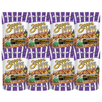 Zapps Cinnamon Sugar Pretzel Stix pack of 8-5 oz bags