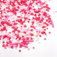 Sentovac Edible Red Heart Pink Star Mix Sprinkles For Decorating 1 Bottle 3.35Oz/ 95G | Cake Cupcakes And Ice Cream Topper Decor