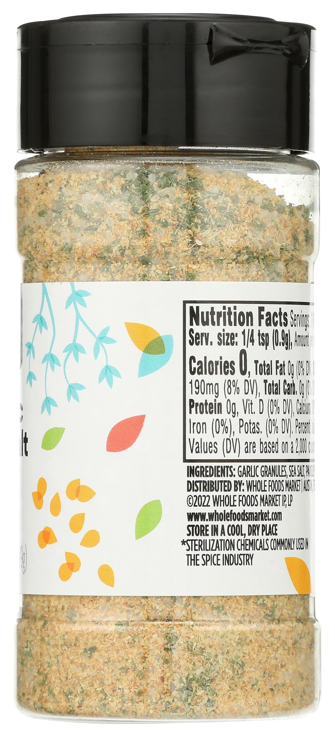 365 by Whole Foods Market  Garlic Salt Seasoning  3.51 Ounce