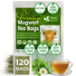 FRESHDRINKUS Premium Mugwort Leaf Tea Bags, 100% Natural, Vegan, 120 Count