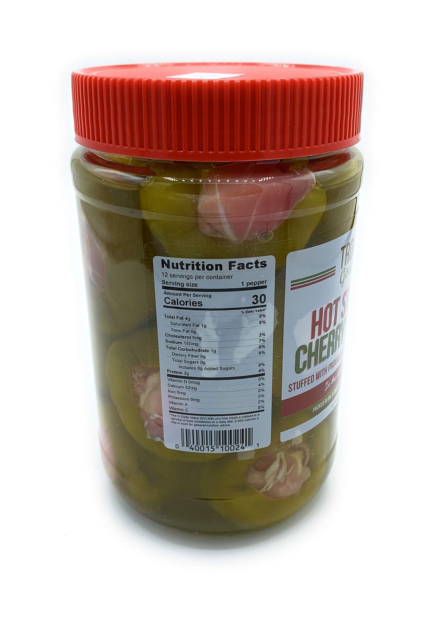 Troino'S Stuffed Cherry Peppers (Hot Stuffed 24Oz)