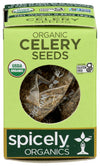 Spicely Organic Celery Seeds Whole 0.35 Ounce Ecobox Certified Gluten Free