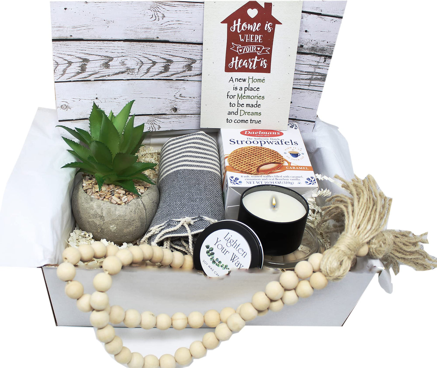 Perfect Housewarming Gift Basket for New Home | Hostess House Warming Gift for Couple, Women, Family