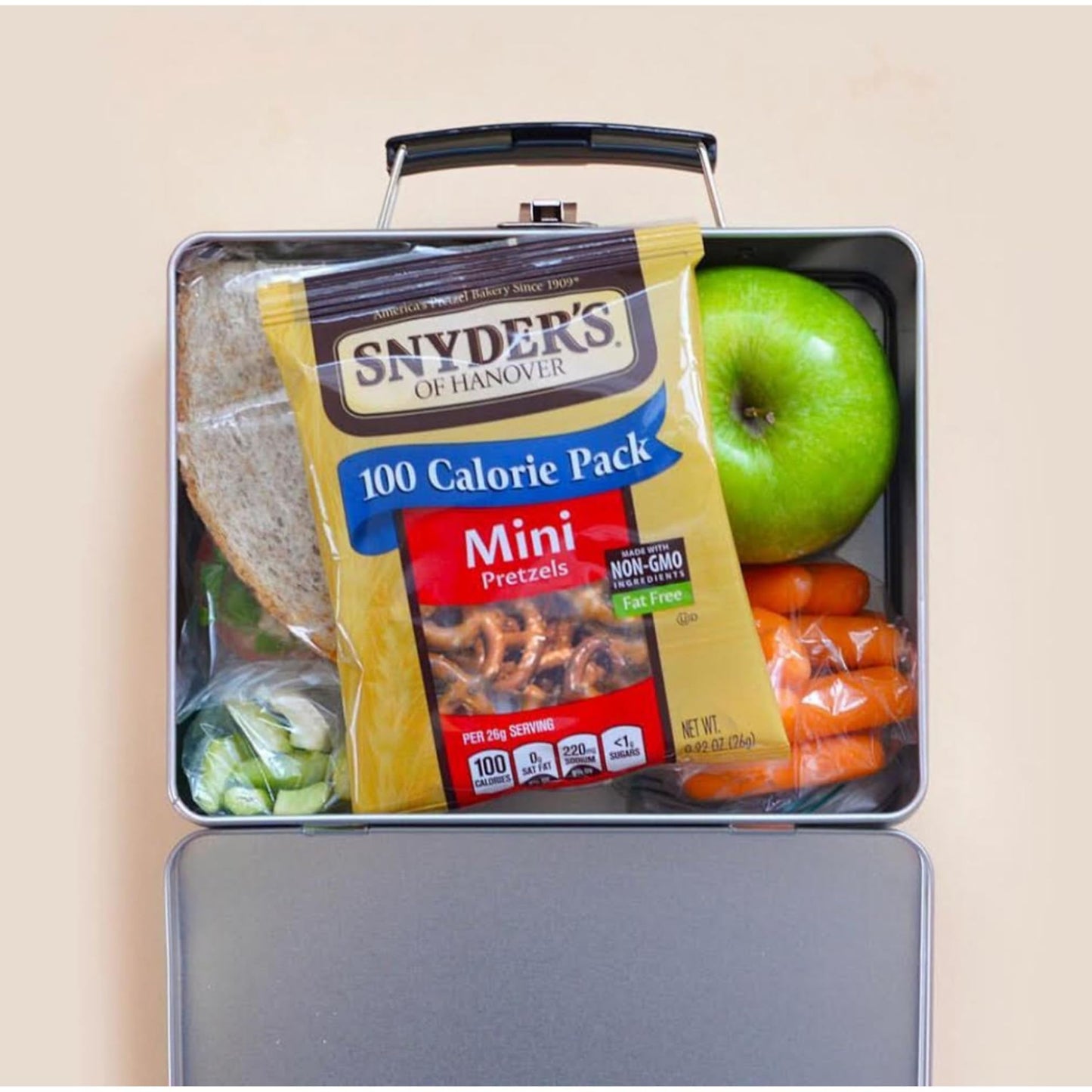 Snyder s of Hanover Mini Pretzels, 100 Calorie Individual Packs, 36 Ct