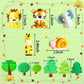 Jevenis Luxury Jungle Baby Animals Cake Decoration Wild One Cake Decoration Safari Cake Decoration Giraffe Elephant Lion Tiger C