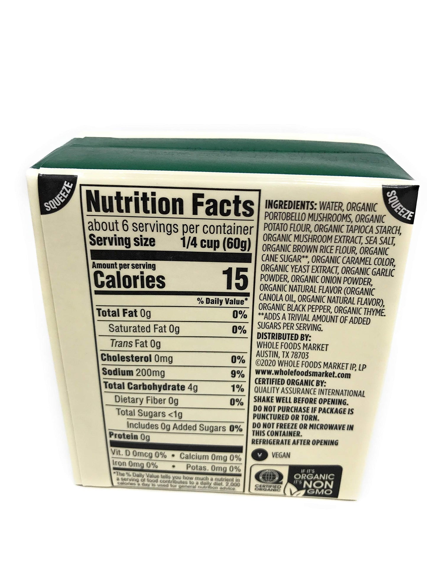 365 By Whole Foods Market, Gravy Mushroom Organic, 12 Ounce
