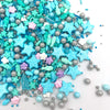 Blue Starfish Sprinkle Sweets Sprinkles For Baking Dessert Shell Sea Theme Hippocampi Cupcake Cake Topper 3.5 Ounces,Mix Gluten-