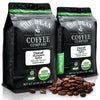 The Bean Organic Coffee Company Water Processed DECAF Pumpkin Spice, Medium Roast, Whole Bean Coffee, 16-Ounce Bags (Pack of 2)