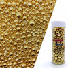 Edible Super Gold Sugar Pearls Sprinkles Candy Mix Size Pearls Cake Decorations Cupcake Toppers Cookie Decorating Perfect for We