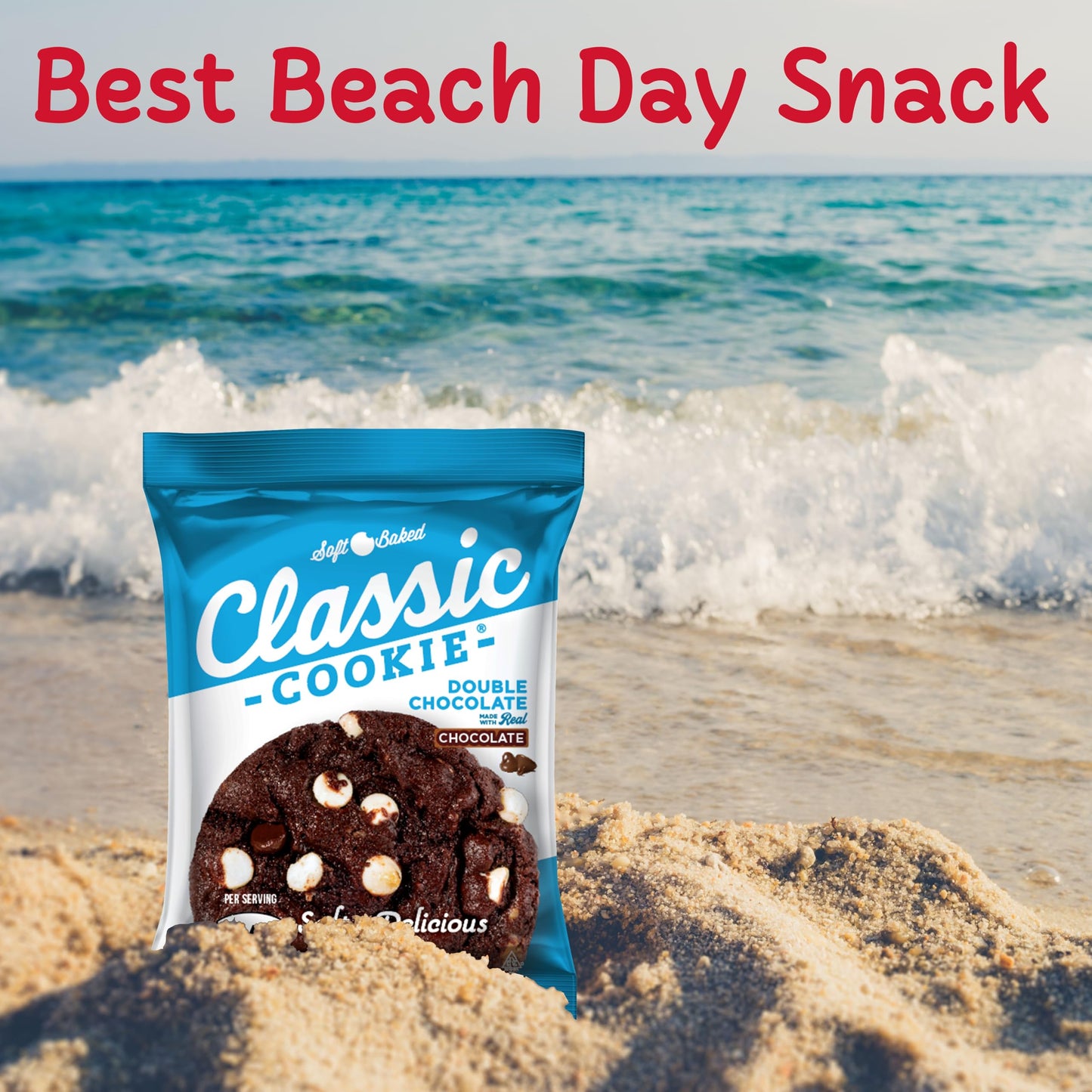 Classic Cookie, Soft Baked Cookie, Double Chocolate 3Oz, 8 Count Pack
