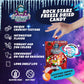 Cosmic Freeze Rock Starz Dried Candy, Crunchy Dry Candy For Mix-In Snacks Dried, Gluten-Free, Made In Usa, 2.4 Oz, 3-Pack