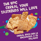 Cinnamon Toast Crunch Breakfast Cereal, Crispy Cinnamon Cereal, Mega Size, 27 Oz
