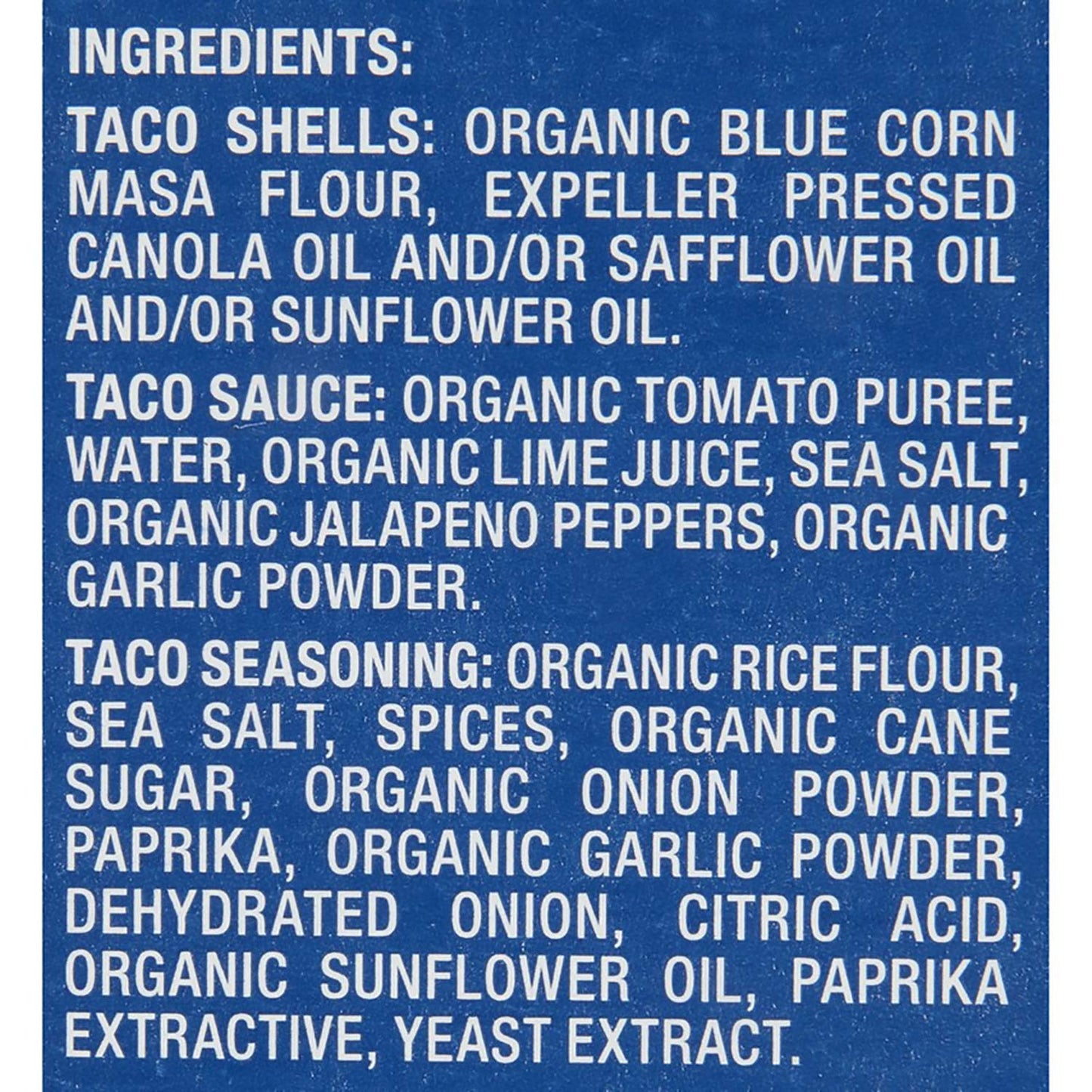 Garden Of Eatin' Taco Dinner Kit, Blue Corn, 12 Taco Shells